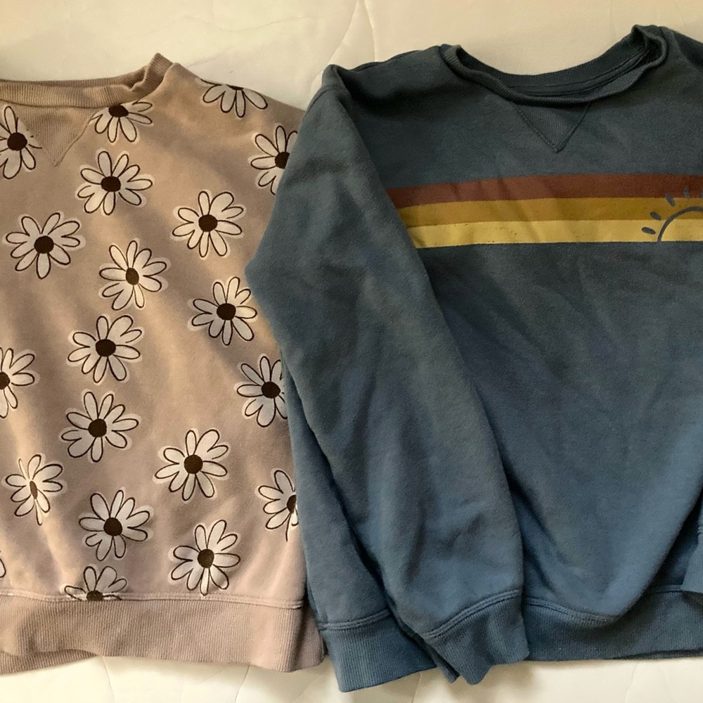Little co. Organic pekoe- Tex sweatshirts lot of two 8 9 10
